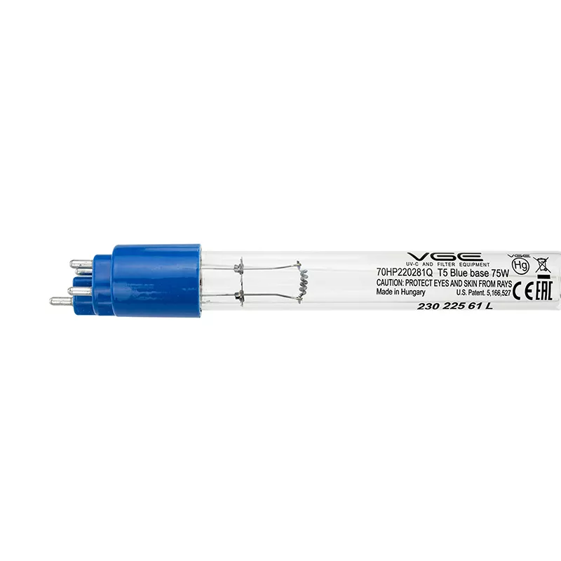 Lámpara T5 de 75W (azul) para ultravioleta Blue Lagoon Copper Ionizer UV-C