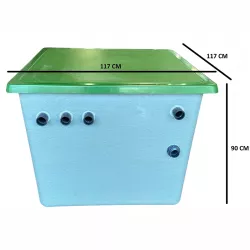 ESPA Unterflurfilterhaus FKP 520 mit Pumpe 0,75 PS