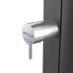 Solar shower for swimming pool Astralpool Rainbow of 30 liters inox (color anthracite)