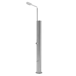 Solar shower for swimming pool Astralpool Rainbow 30 liters stainless steel (silver color)