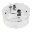 Tampa de célula de parafuso para clorador Promatic