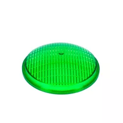 Lentes para focos extraplanos de piscinas verde