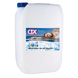 CTX 18 en 25 lts. Minorador de ph liquido