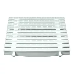 Rejilla para rebosadero piscina por placas 22/335 mm.