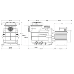 Bomba piscina Hayward Powerline 1 HP