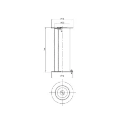 Anclaje plano tipo Zurich-Wiesbaden d.48