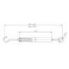 Tensor corcheras en inox AISI-316