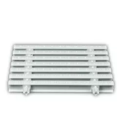 Rejilla para rebosadero piscina 22/245 mm. uni
