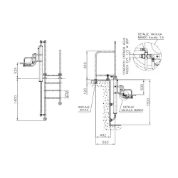 Elevador hidraulico Pasamanos L-1000