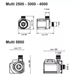 Bomba de fuente Sicce Multi 5800