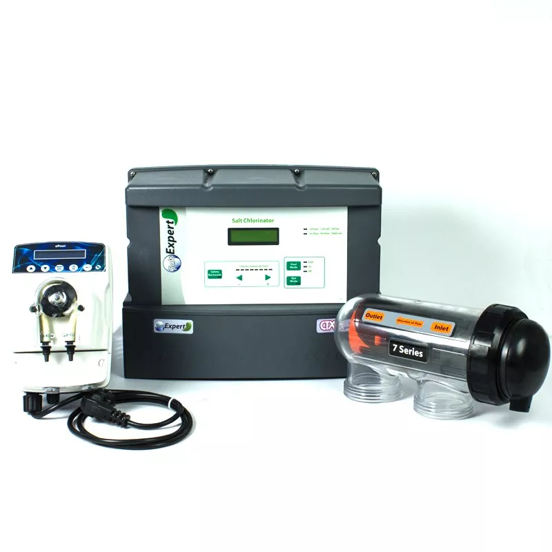Clorador salino CTX Salt Expert VX 65 con regulador pH ePool