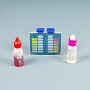 Caixa de teste de cloro, bromo e pH