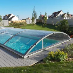 Cubierta baja para piscina modelo 1 de 3 x 6