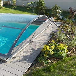 Cubierta baja para piscina modelo 1 de 3 x 6