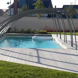 Cubierta baja para piscina modelo 3 de 6 x 12