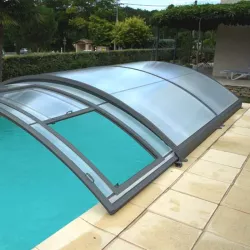 Cubierta baja semi-corredera para piscina  modelo 5 de 6 x 3