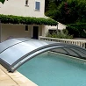 Cubierta baja semi-corredera para piscina modelo 6 de 8 x 4