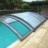 Cubierta baja semi-corredera para piscina modelo 7 de 10 x 5