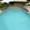 Cubierta baja semi-corredera para piscina modelo 7 de 10 x 5