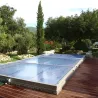 Cubierta extraplana para piscina modelo 5 de 6 x 3 motorizada