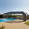 Cubierta para piscina alta independiente de 8 x 4