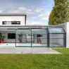 Cubierta para piscina alta adosada