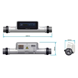 Intercambiador eléctrico Astralpool Compact ElectricHeat 6 KW