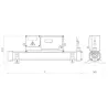 Calentador digital Titanio 6 kw mixto Trifásico