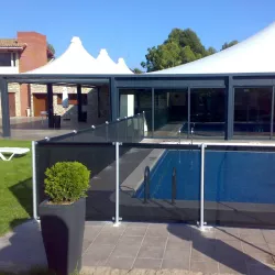 Modulo de 5 m con puerta para valla piscinas Flash N