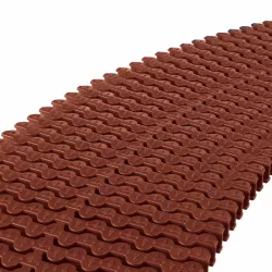 Rejilla para rebosadero piscina color Marrón Oscuro 35/245 mm.