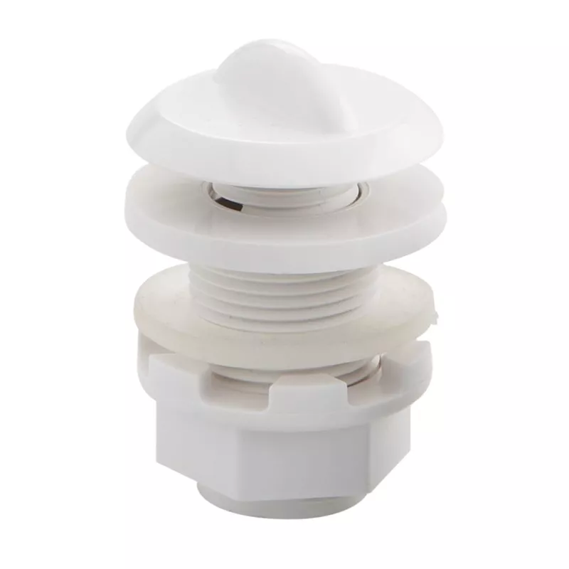 Toma de aire regulable 3/4" ABS blanco minispas