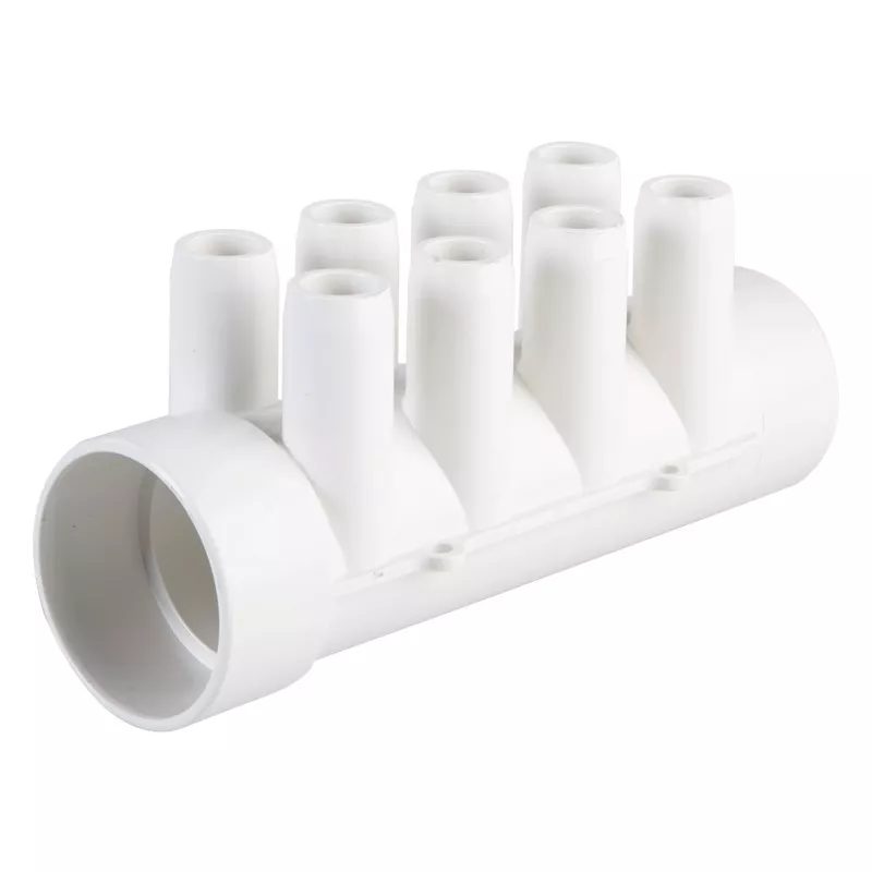 Colector de agua de 8 salidas