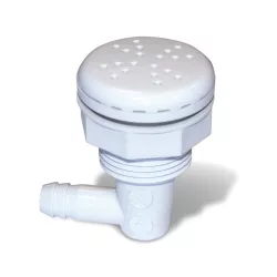 Boquilla soplante salida lateral 3/8" ABS blanco