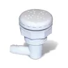 Boquilla soplante salida lateral 3/8" ABS blanco