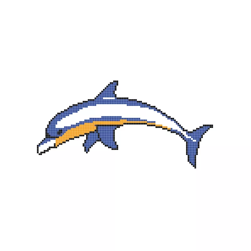 Dibujo gresite Delfin