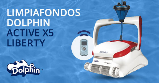 74 - Limpiafondo automático Dolphin Active X5 Liberty - Quimipool