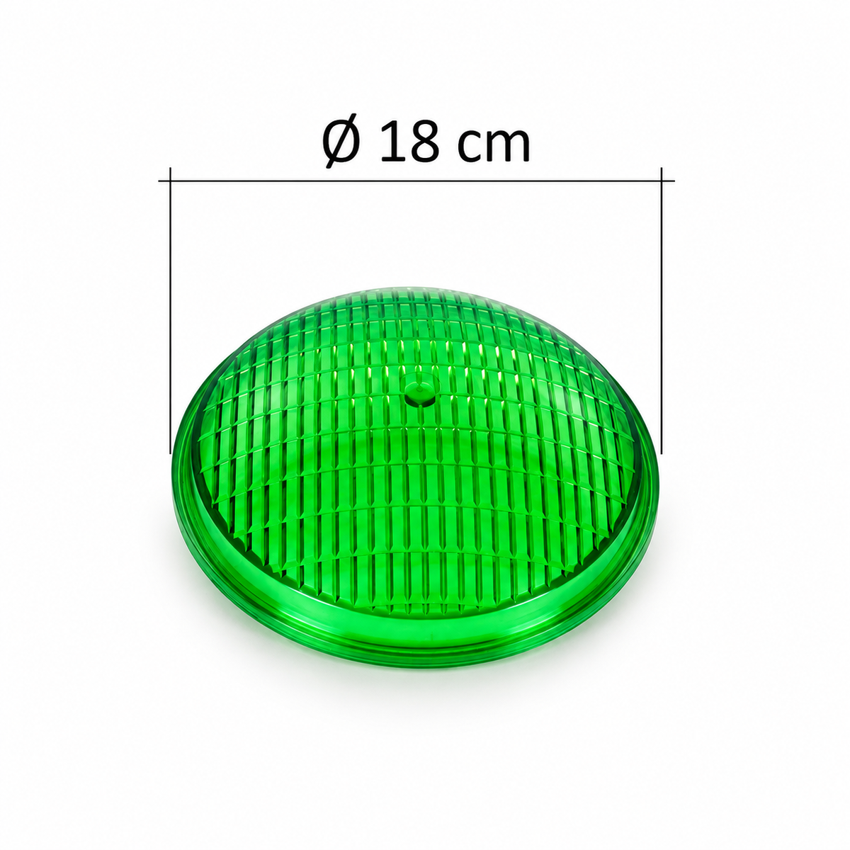 Lentes para focos extraplanos de piscinas verde — vista 2