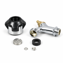 Plastic tap knob for foot washers