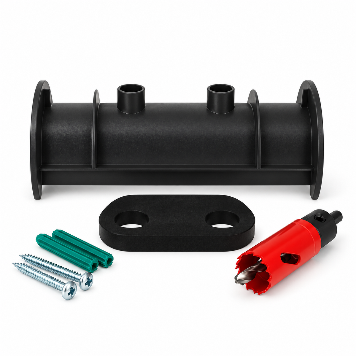 Clorador salino Zodiac GenSalt OE iQ pH Evo 12 g/h — accesorios de montaje