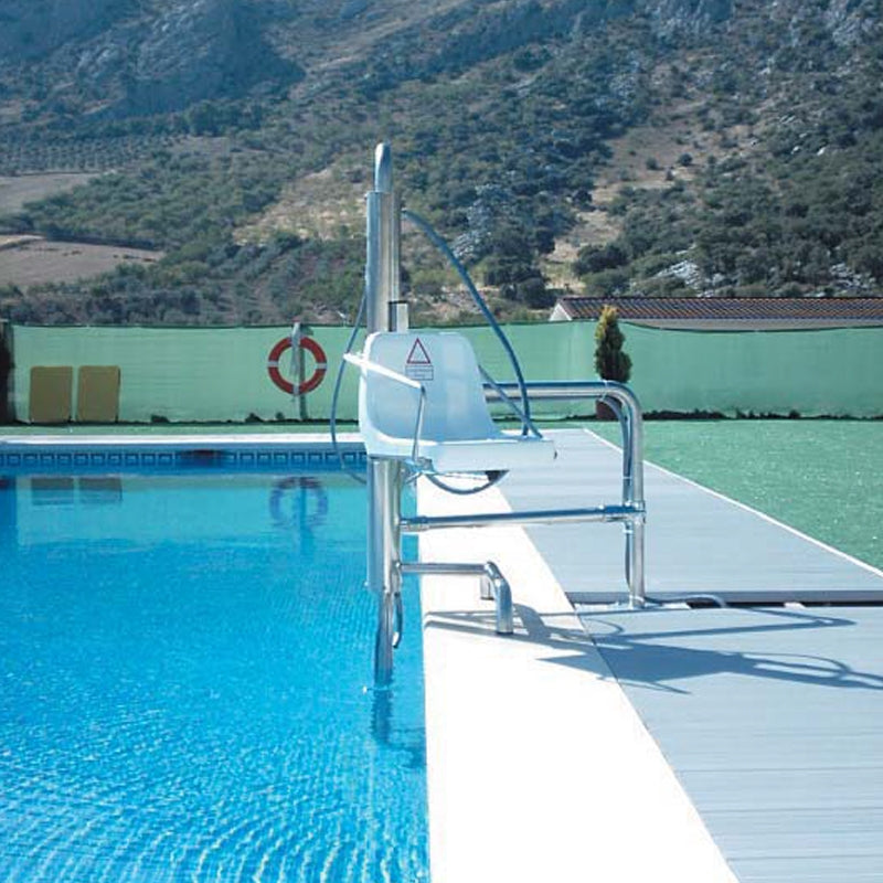 Elevador hidráulico para piscina B-2 150 kgs