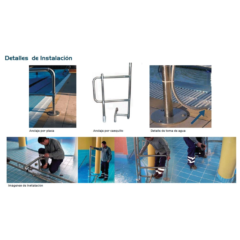Elevador hidráulico para piscina B-2 150 kgs
