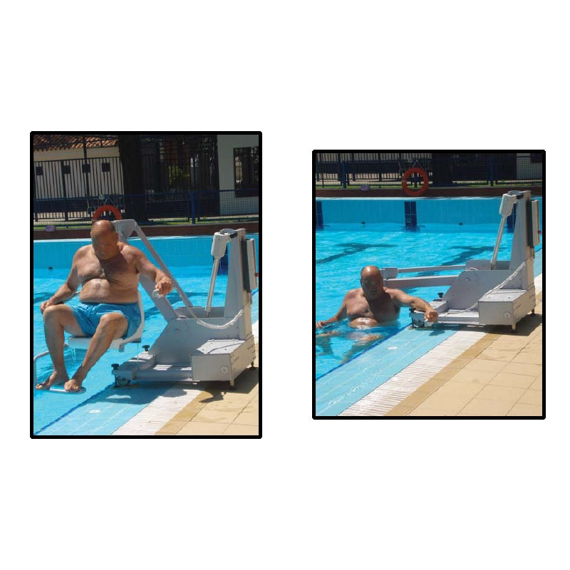 Elevador a batería para piscina Modelo 400 de 150 kgs