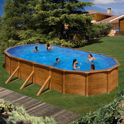 Kit piscina elevada serie Pacific de 730 x 375 cm