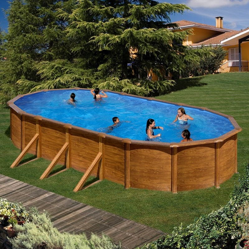 Kit piscina elevada serie Pacific de 730 x 375 cm