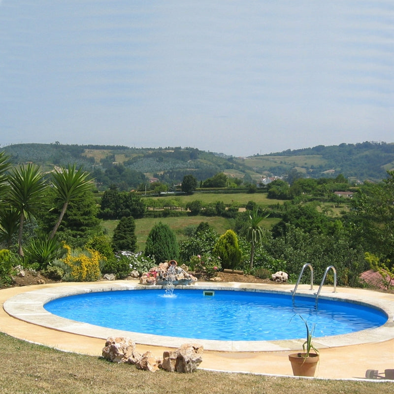Piscina enterrada Gre serie Madagascar de Ø460 cm x 150 cm