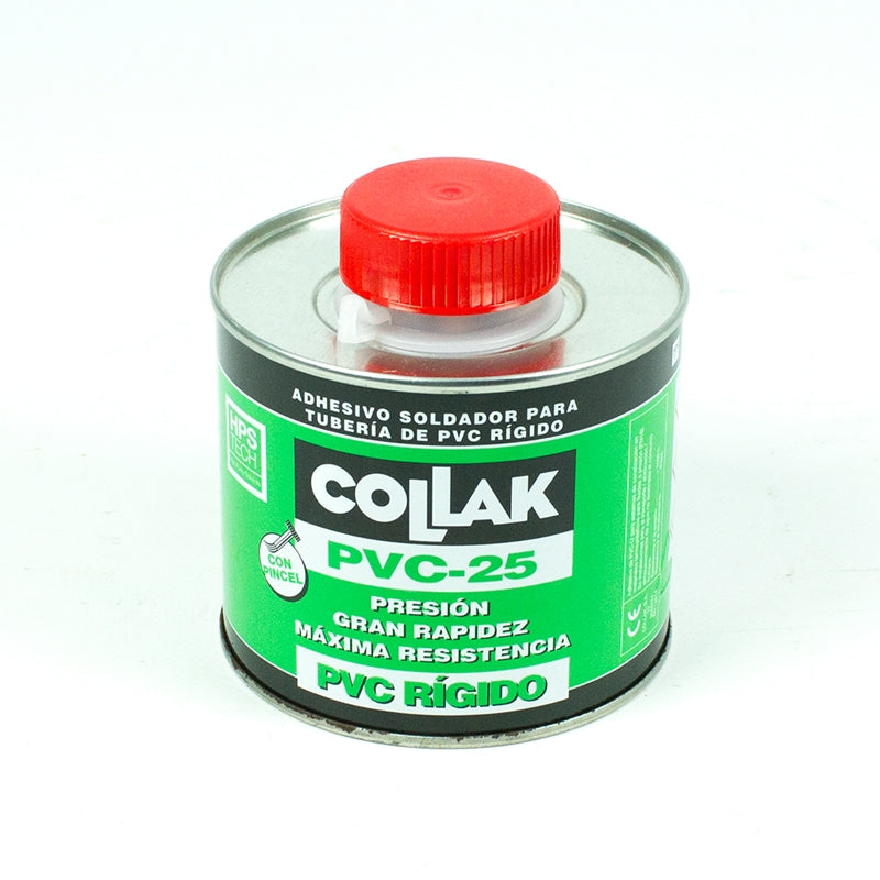 Pegamento PVC 500 ml. con pincel Tuborama