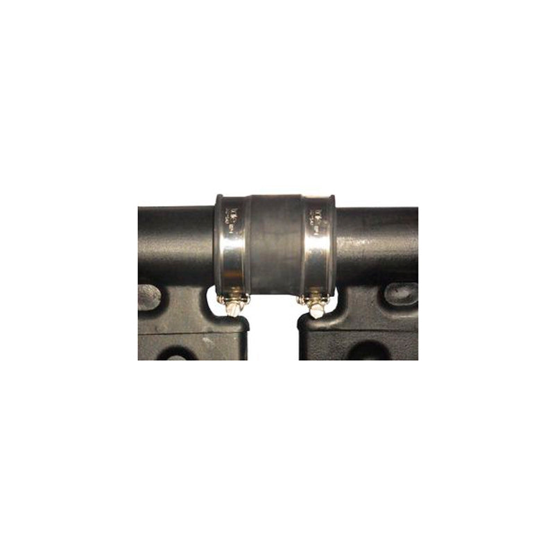 Manguitos de goma con 2 abrazaderas 38x5x60mm