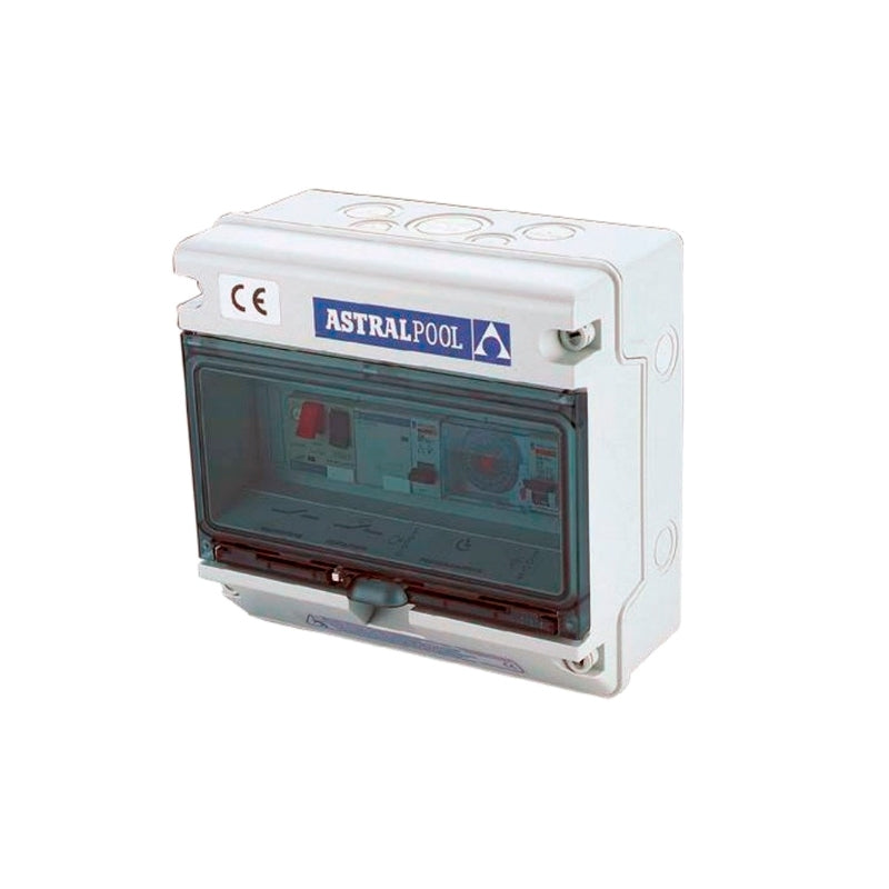 Cuadro piscina para 1 bomba 1/4 CV + control luces