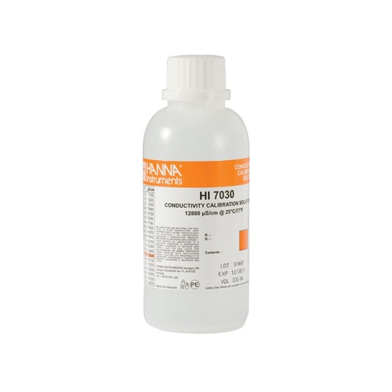 Solución Hanna calibración CE 12880 microS/cm (230 ml)