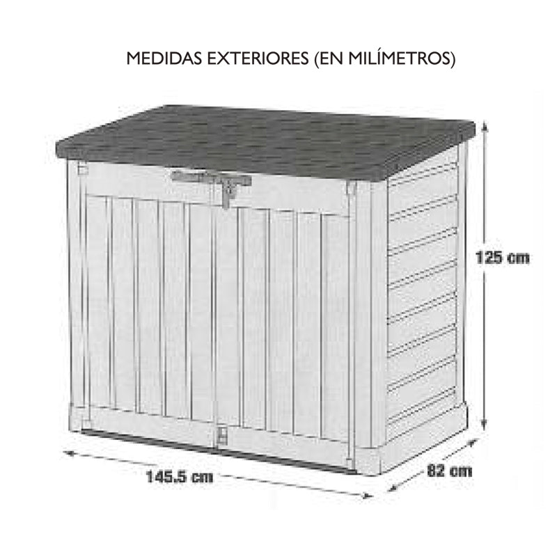 Caseta superficie RPG 500 Hayward 0,8 HP
